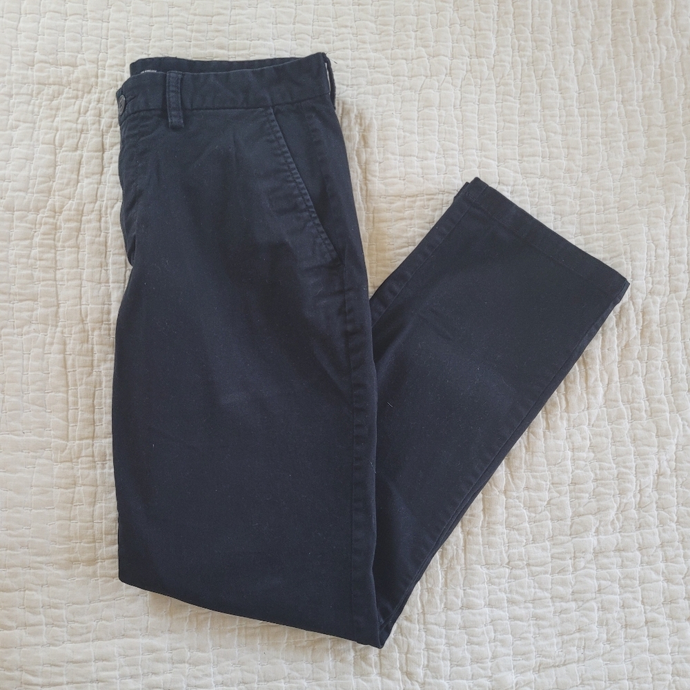 Old Navy Ultimate Straight Built-In Flex Black Pants Size 30x30